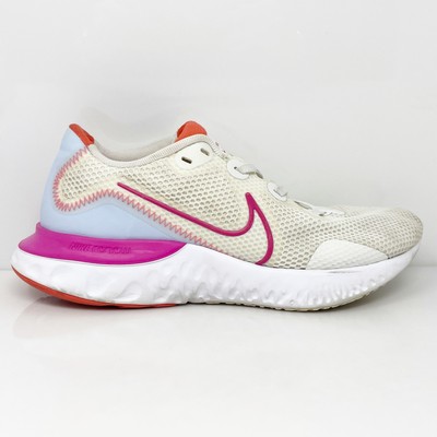 

Кроссовки Nike Womens Renew Run CW7436-100 белые кроссовки размер 9 Вт, Белый, Renew Run