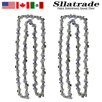 Pack of 2 16'' Chainsaw Chain 3/8'' LP .043 55DL for Stihl MS170 MS180 Replacement