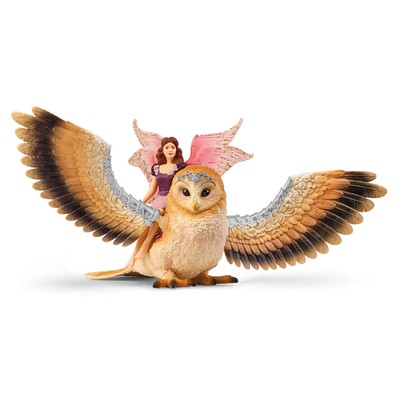 bayala Flying Fairy with Glam Owl Playset - Enchanting Magical Fairy and Pet ...
