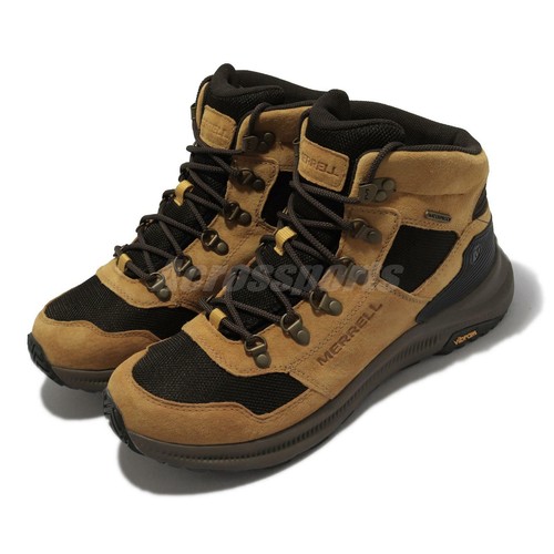 

Мужские кроссовки Merrell Ontario 85 Mesh Mid WP Vibram Gold J500161, Золотой, Ontario 85 Mesh Mid Wp