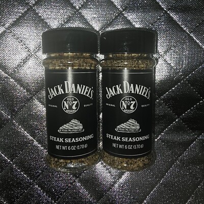 Jack Daniels Steak Seasoning, 6 oz Lot Of 2