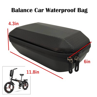 Balance Car Waterproof Bag Front Hanging Storage Bag Hard Shell EVA Black