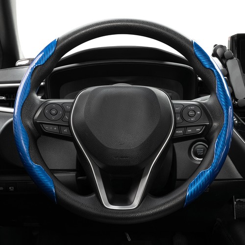 Steering Wheel Booster Cover Non Slip For Toyota Camry RAV4 Corolla Carbon Fiber