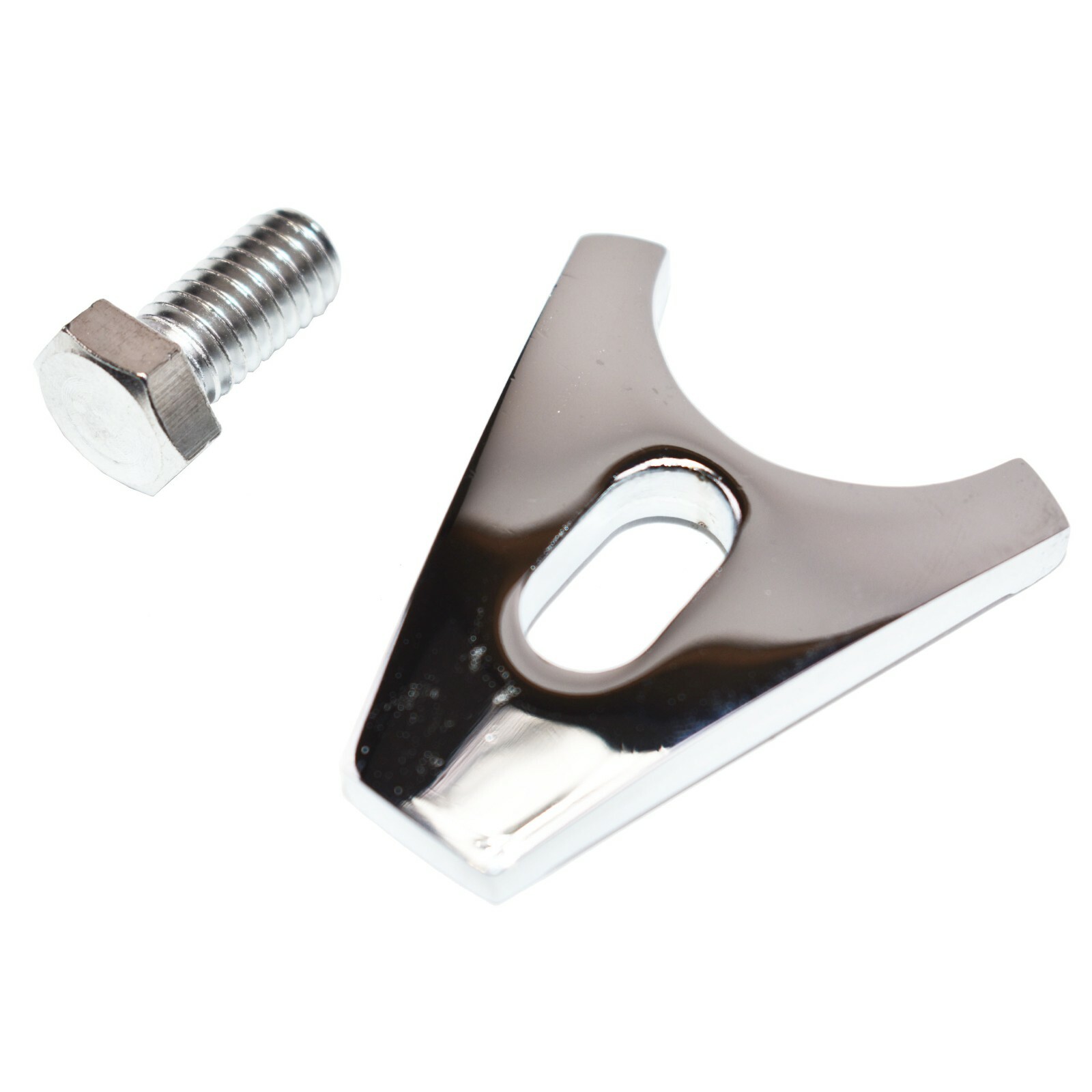 SBC BBC Distributor Clamp Hold Down Chrome Small Big Block Chevy Clamp