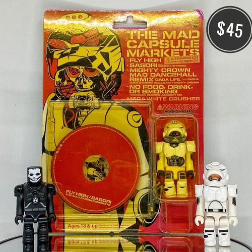 Mad Capsule Markets 4 Tracks CD Kubrick Black Cyborn White Mad Capsule Markets 4 Tracks CD Kubrick Black Cyborn White