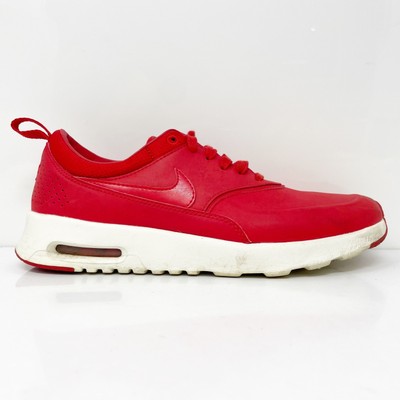 

Nike Womens Air Max Thea Premium 616723-602 Красная повседневная обувь Кроссовки Размер 7,5, Красный, Air Max Thea Premium