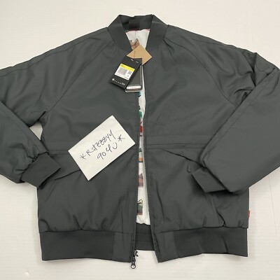 Mens Size S Nike SB Orange Label ISO Dunk Reversible Bomber Jacket CV4358-084