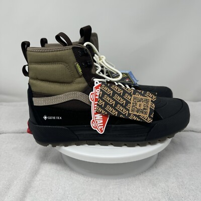 Vans Sk8-Hi Gore-Tex MTE-3 Waterproof Boots 3M Brown Black 507698 Men's 10.5 NWT