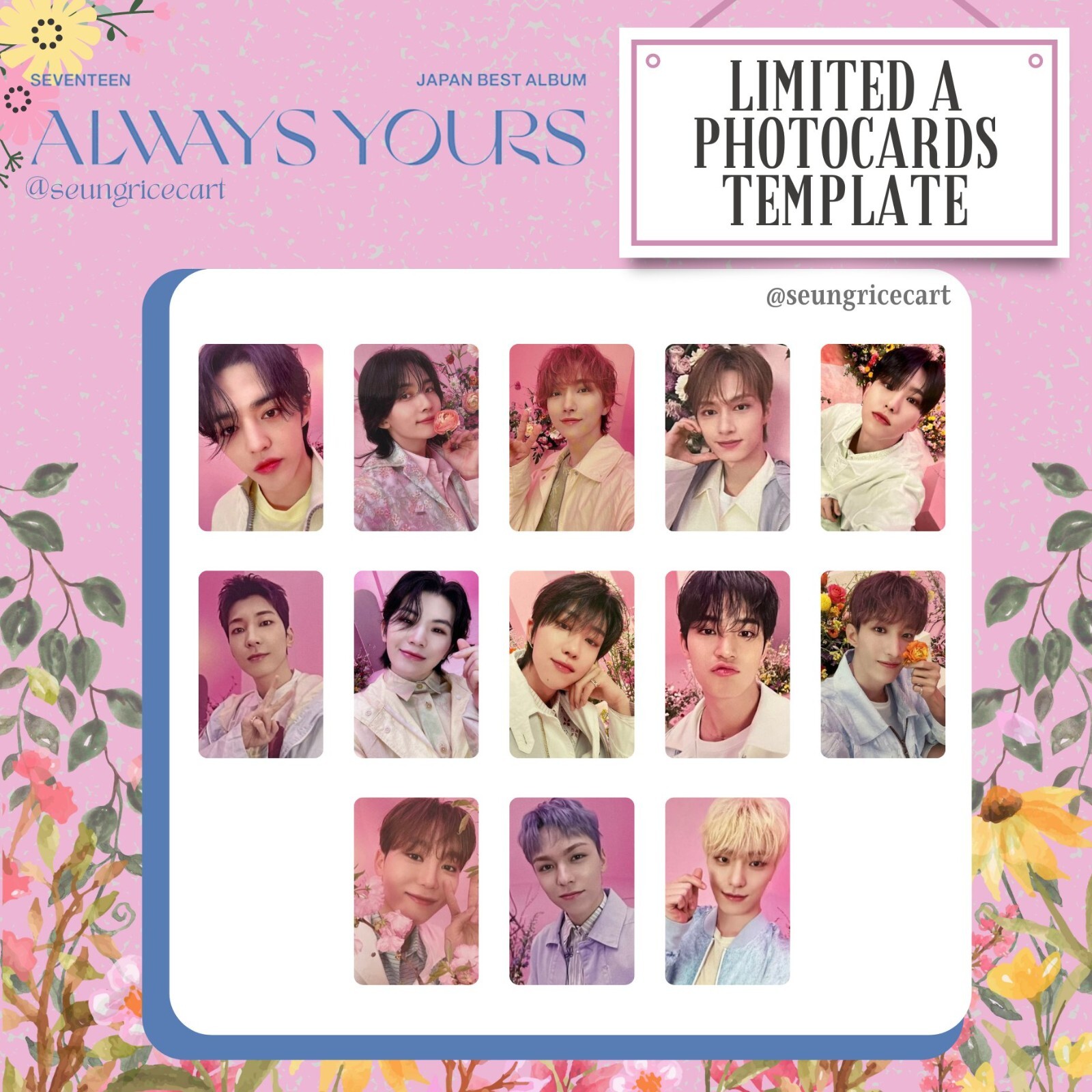 SEVENTEEN ALWAYS YOURS JAPAN BEST ALBUM LTD A ver. Official SEVENTEEN ALWAYS YOURS JAPAN BEST ALBUM LTD A ver. Official