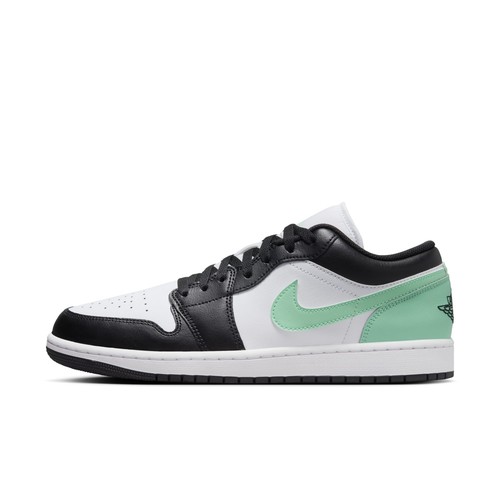 [553558-131] Мужские воздушные кроссовки Jordan RETRO 1 С НИЗКИМ ЗЕЛЕНЫМ СВЕЧЕНИЕМ
