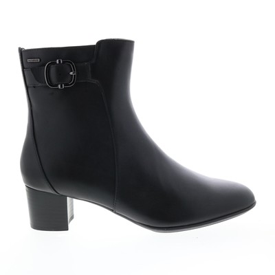 

Clarks Vista Kendra 26163757 Женские черные кожаные туфли-лодочки с крючками и петлями Обувь на каблуке, Черный, Clarks Vista Kendra