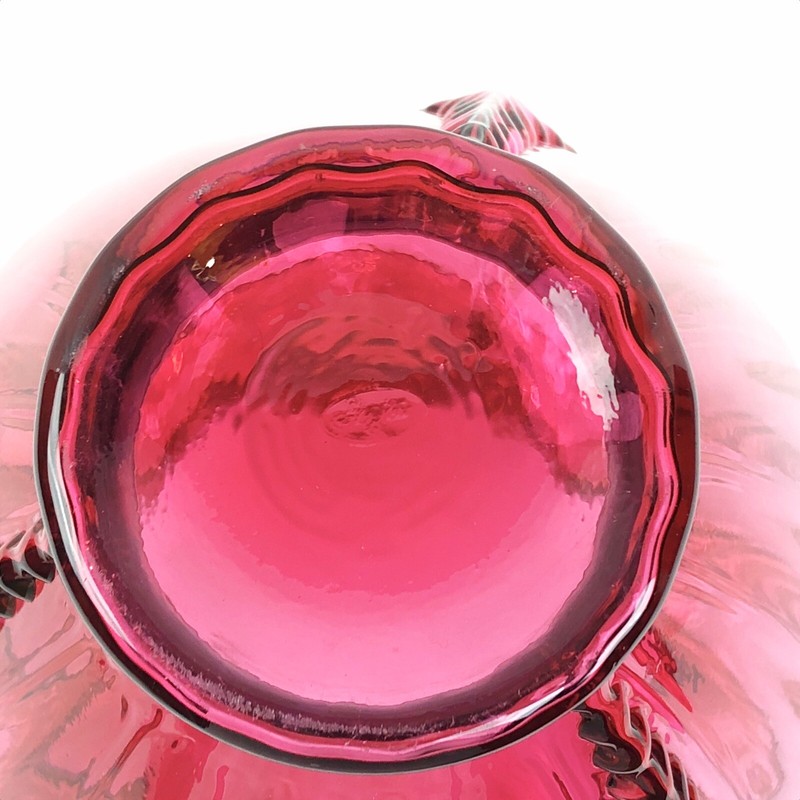 Fenton Cranberry Vase Beauty Pink Glass