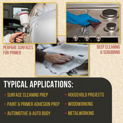 10 Dura-Gold 6" x 9" Maroon General Purpose Scuff Pads, Sanding Surface Auto Car