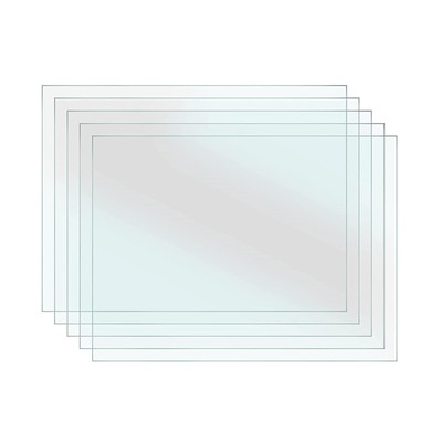 Premium Transparent/FEP Film For Elegoo Jupiter(6k) 5PC Large Size Pack//new