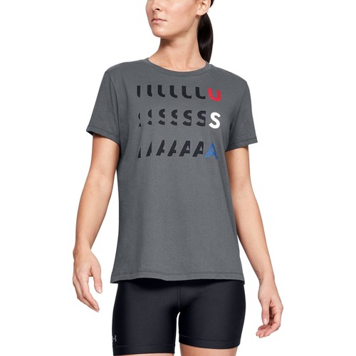 

[1343561-012] Womens Under Armour Freedom USA Glitch T, Серый