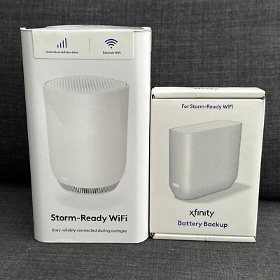 Xfinity 306855 Storm-Ready Wifi Extender 8 Internal Antennas Support W/ Battery