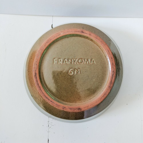 Frankoma Plainsman Prairie Green Serving Bowl #6N 7.5