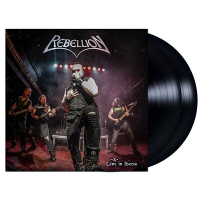 REBELLION - X Live in Iberia - Limit. Black-Vinyl-2LP - 4028466923158