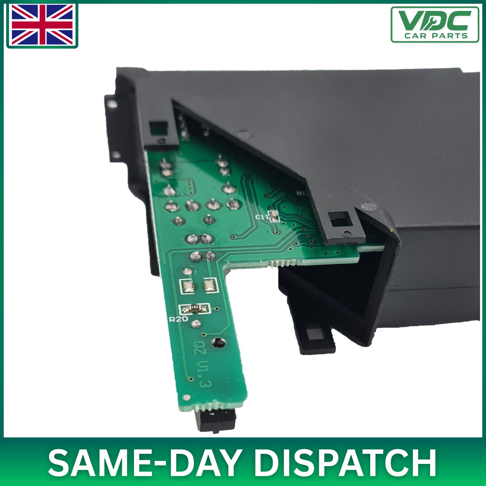 VW Transporter T5 2003–2009, LHD Left Window Regulator Motor Module – 7H1959801A