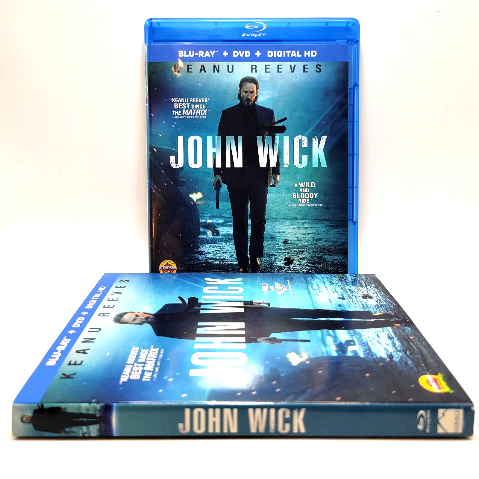 John Wick (Blu-ray, 2014) +  Slip Cover Sleeve  -  SHIPS FREE WITH TRACKING!