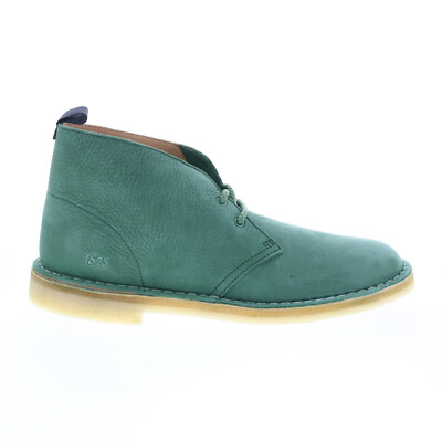 

Ботинки Clarks Desert Boot VCY 26165727 Мужские зеленые нубуковые ботинки на шнуровке Chukkas, Зеленый, Clarks Desert Boot VCY
