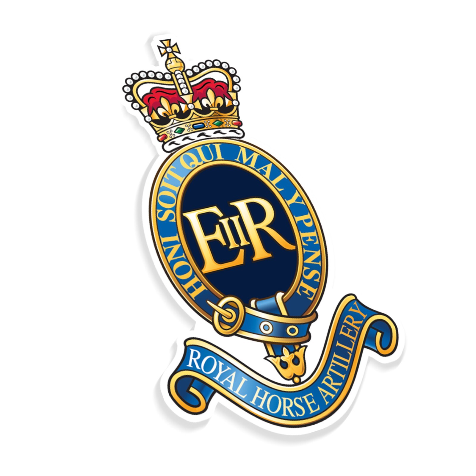 1 REGIMENT ROYAL HORSE ARTILLERY STICKER - BRITISH ARMY - 1RHA 1st RHA