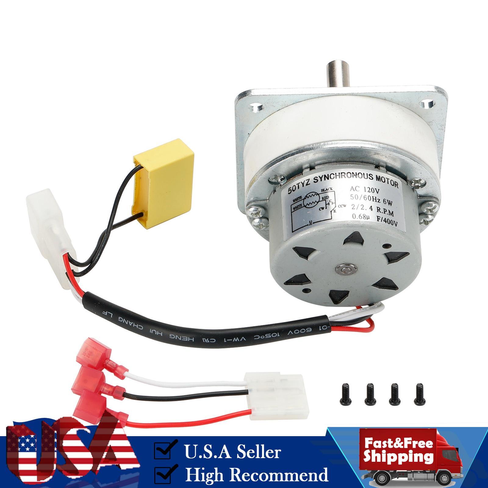 Pellet Stove Auger Feed Motor 2.4 RPM 812-4421 For Quadrafire & Heatilator