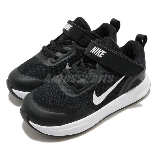 

Nike WearAllDay TD Черно-белая детская обувь для малышей Кроссовки CJ3818-002, Черный, Wearallday Td