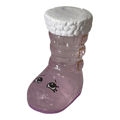 NEW Shopkins Season 2 Figure Crystal Glitz Purple Cute Boot Shoes