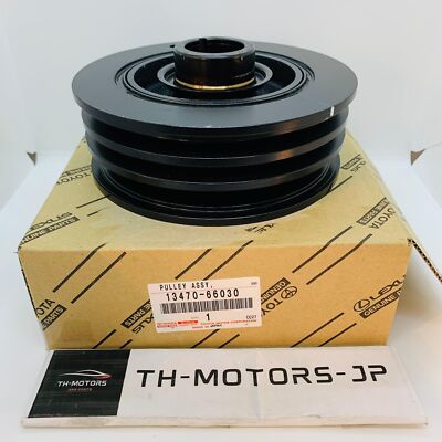 まる23200 TOYOTA Genuine LAND CRUISER FZJ100 FZJ7 Crankshaft Pulley 13470