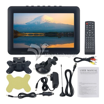 LEADSTAR D8 8'' Television Digital TV ATSC DVB-T2 ISDB-T Supports 1080P Video