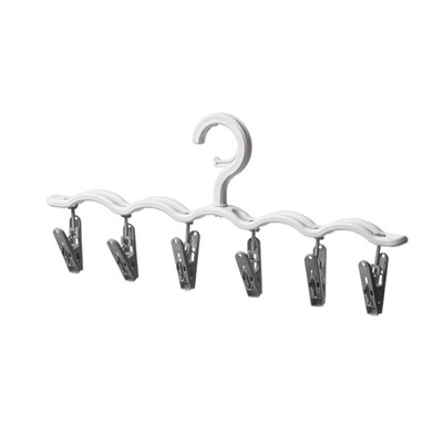 Socks Drying Rack 360 Degrees Rotating Keep Tidy 6 Clamps Underwear Socks Saliva