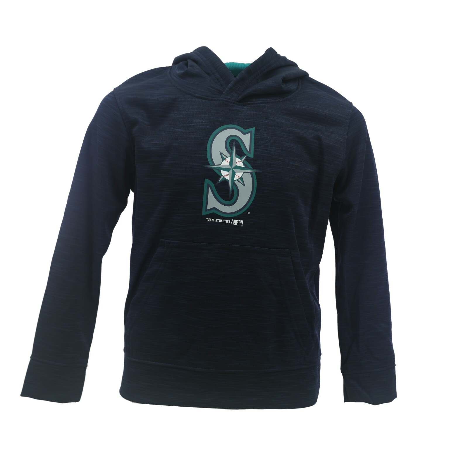 Seattle Mariners MLB Genuine Kids Youth Size Athletic Hooded Sweatshirt