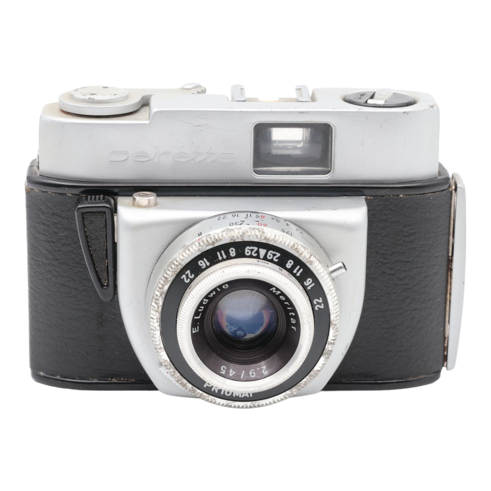 フィルムカメラ BEIRETTE VSN / MERITAR 45mm f2.8 Beier Beirette VSN Film Viewfinder Camera DDR Meritar 2.8/45