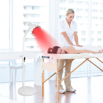 275W Infrared Red Heat Light Salon Pain Relief Therapeutic Therapy Lamp 220v USA