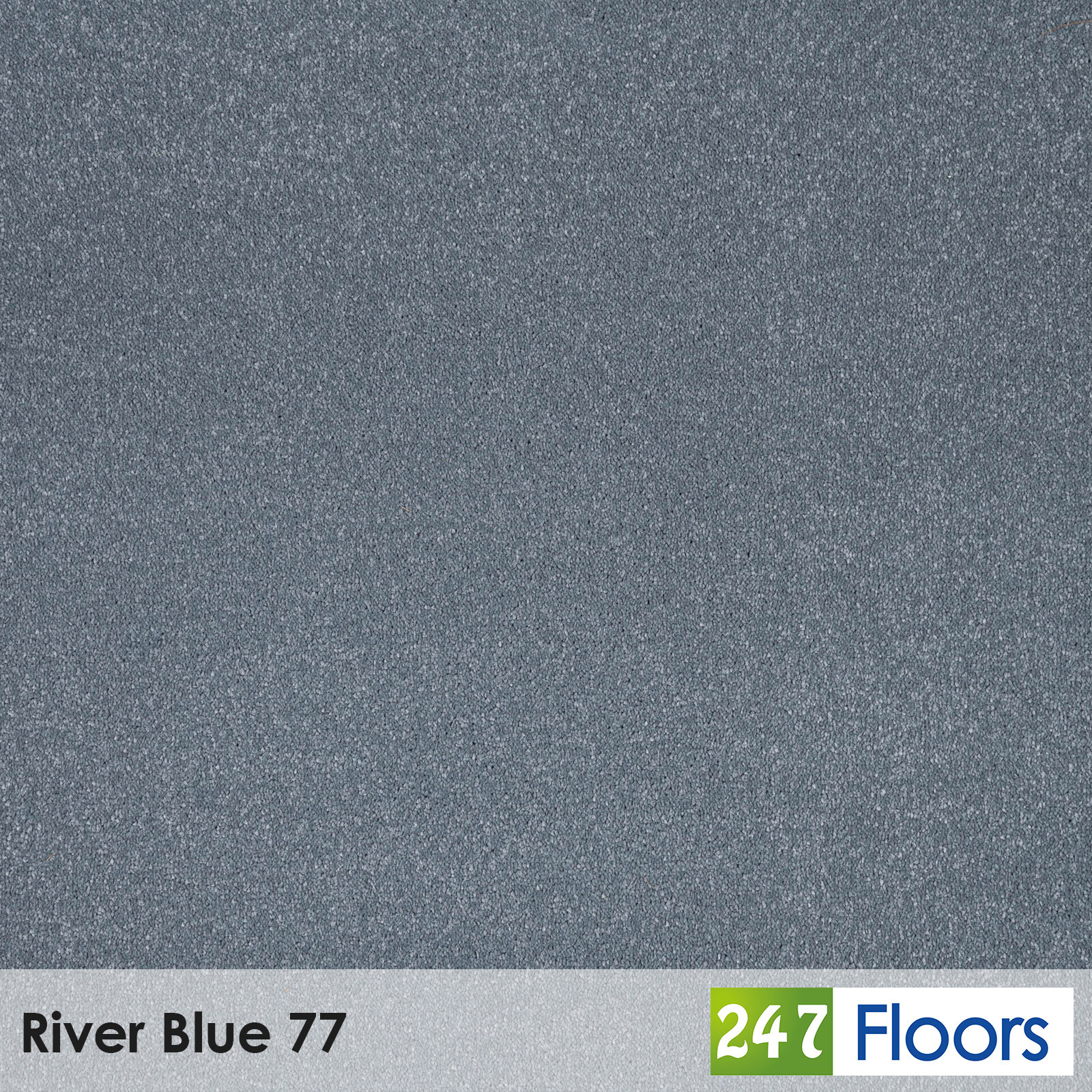 River Blue Condor Bellevue Saxony Carpet Stain Resistant Lounge Bedroom
