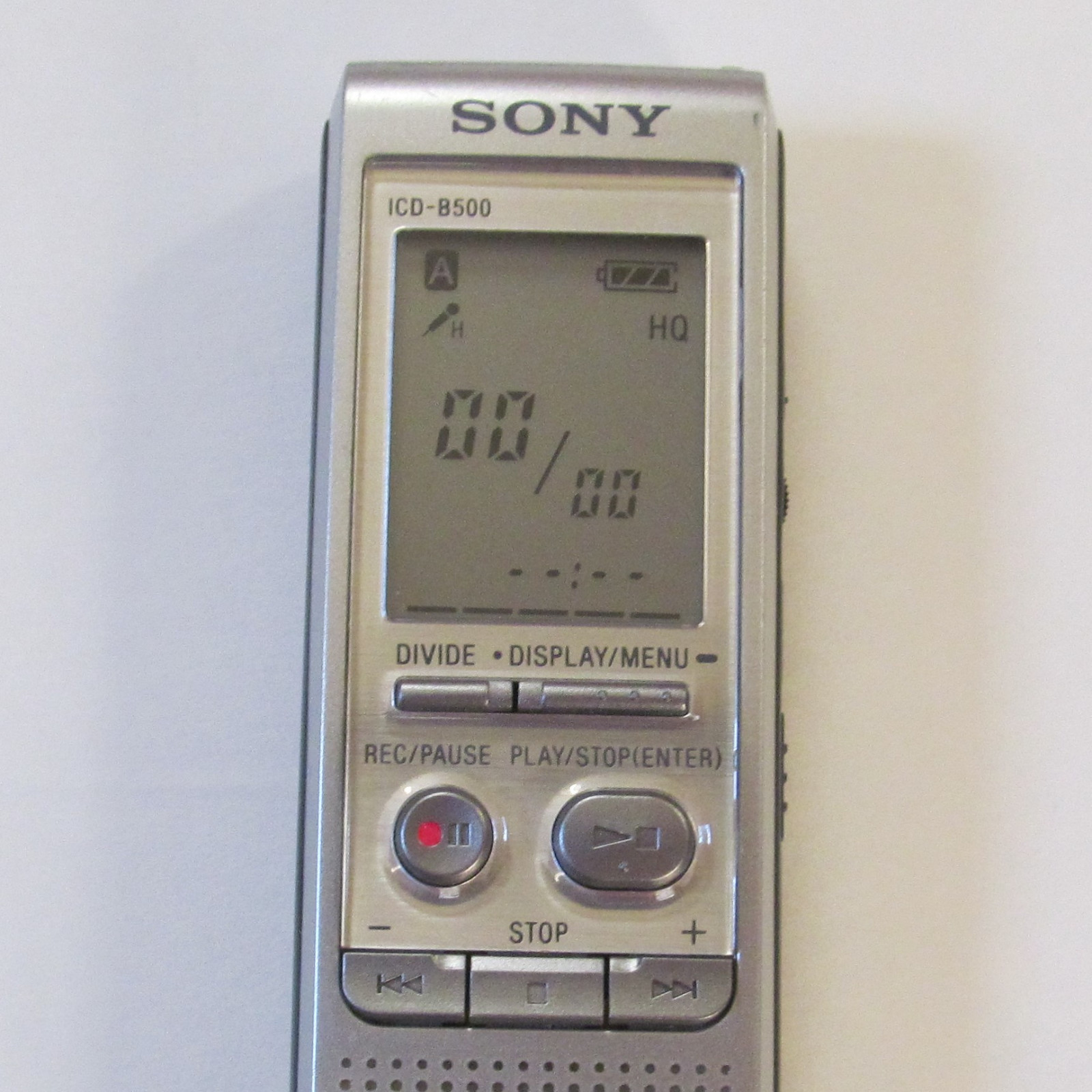 Sony IC Recorder ICD-B500 256 MB 150 Hours Handheld Digital Works Tested