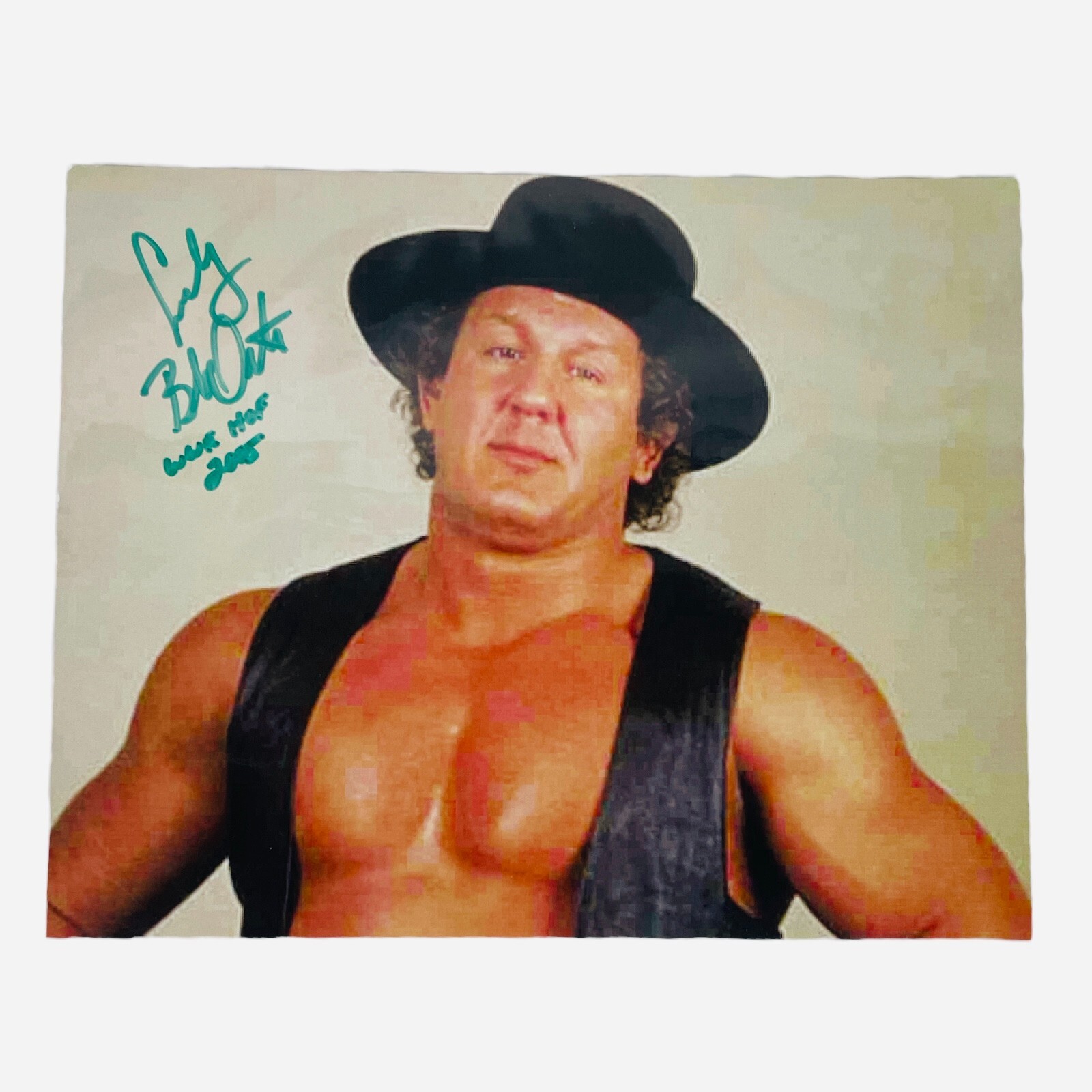 WWE Cowboy Bob Orton Signed Promo Pic Autographed 8x10 Wrestling WWF NWA