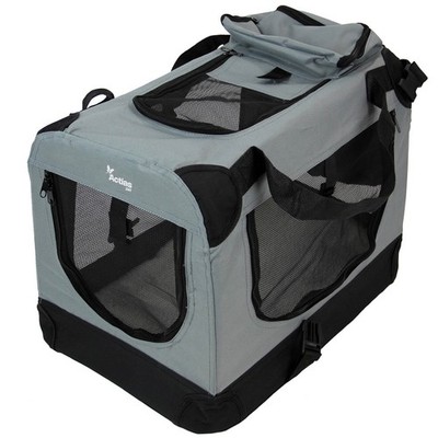 Fabric Dog Crate Puppy Carrier Pet Cat Soft Portable Travel Kennel Cage House