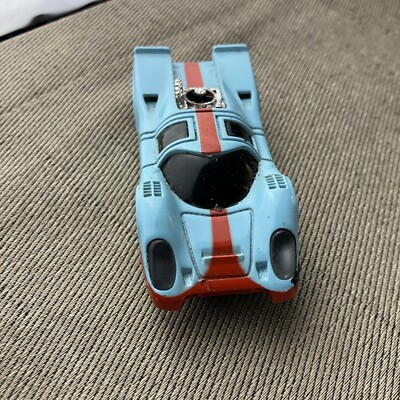 NICE VINTAGE TYCO Porsche 917 in Gulf livery Paint  HO SLOT CAR