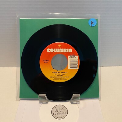 Gregory Abbott I Got The Feelin' (It's Over)/Rhyme And Reason Columbia 38 06632