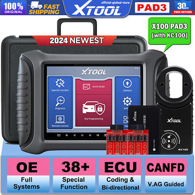 2024 XTOOL X100 PAD3 Key Programmer Auto Coding Full System Diagnostic Scanner