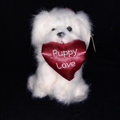 Bearington Dog B Mine K 9 Puppy Love 1920 New With Tags 6 In Red Heart Pillow