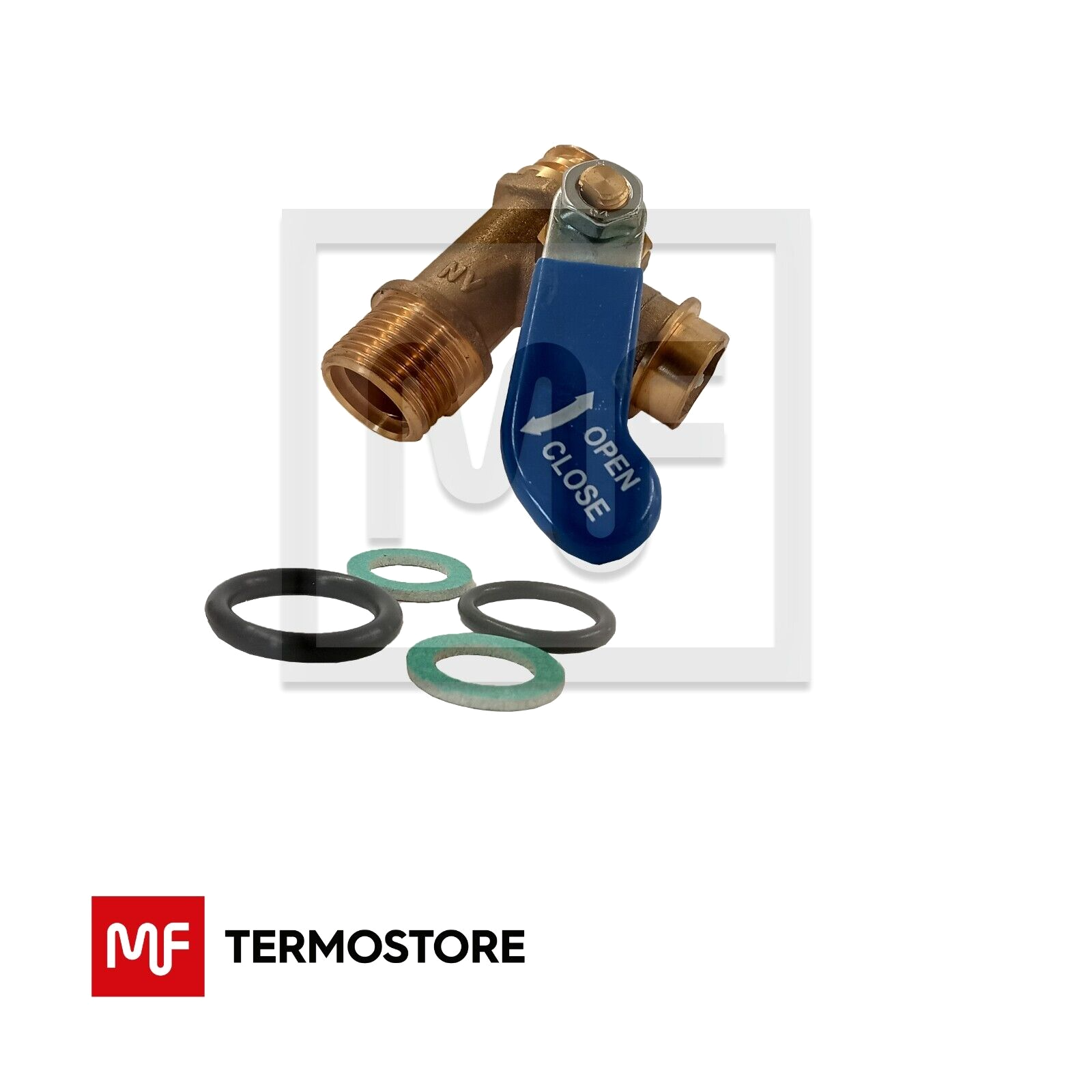 KIT DI RUBINETTO CARICO RICAMBIO CALDAIA FER FERROLI CODICE 39819560