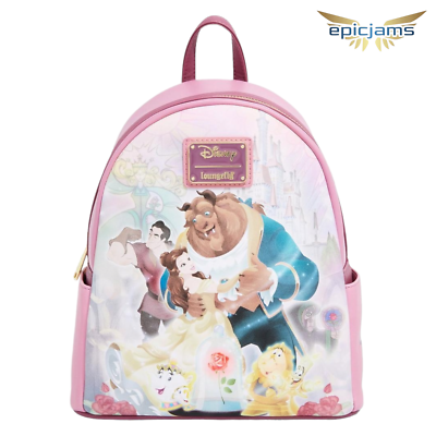 Loungefly mini backpack beauty and the beast sale