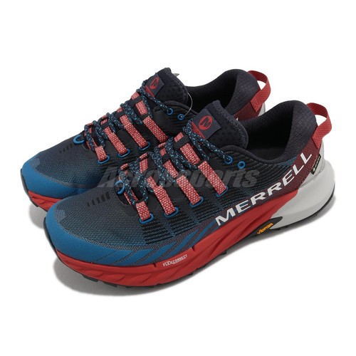 

Мужские беговые кроссовки Merrell Agility Peak 4 GTX Gore-Tex Blue Red J067459, Синий, Agility Peak 4 Gtx