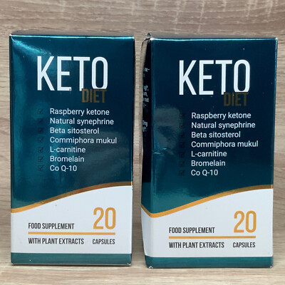 KETO DIET Lot 2 X 20 Gélules (20 jours) Bruleur de Graisse – 03/26
