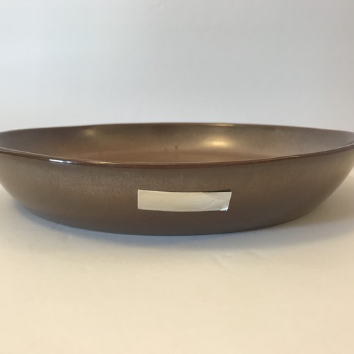 Vintage Frankoma Plainsman Brown PIE SERVING DISH 9.78