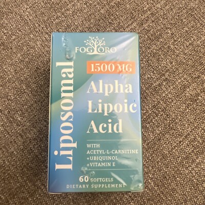 Fogoro Alpha Lipoic Acid 1500 mg-Liposomal ALA Supplement for Cellular Energy...