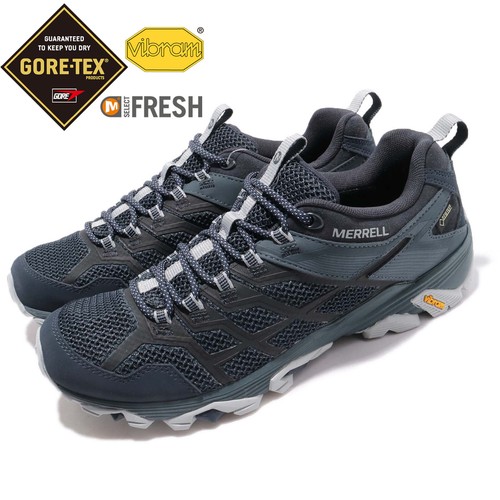 

Merrell Moab FST 2 GTX Gore-Tex Vibram Navy Slate Мужская обувь на открытом воздухе J77453, Синий, Moab Fst 2 Gtx